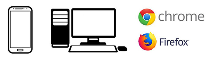 AKCP Pro Server - Features - Verschiedene Webbrowser