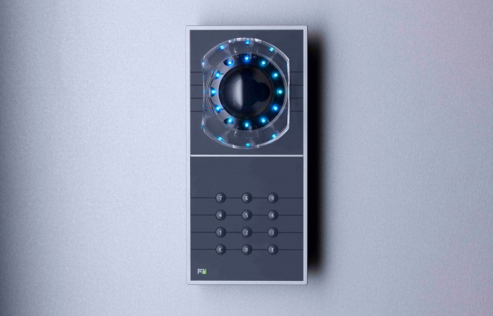 INTUS 1600PS Leser Wandmontage mit Hygieneschutzauflage