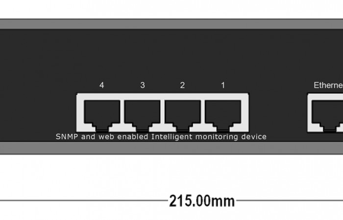 AKCP sensorProbe4 Abmessungen