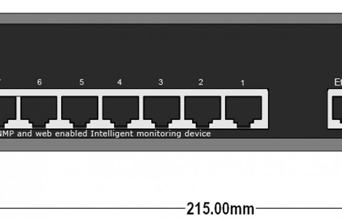 AKCP sensorProbe8 Abmessungen