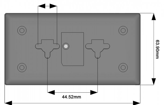 AKCP sensorProbe2 Abmessungen